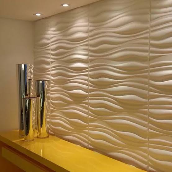 Parede em gesso 3D